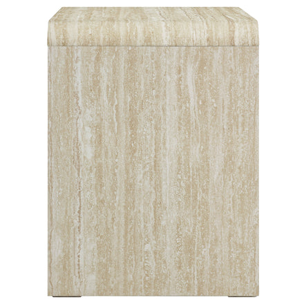 Toscana 2-Drawer Nightstand in Travertine