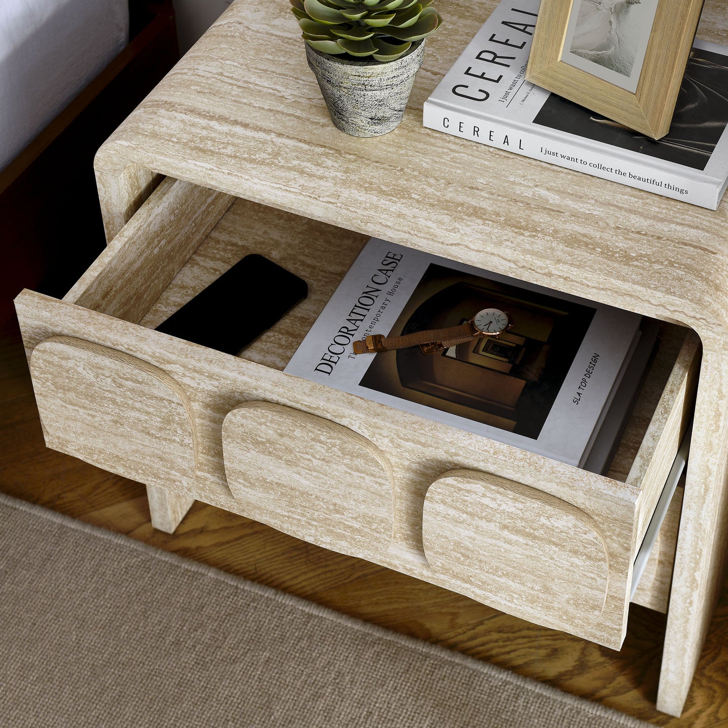 Toscana 2-Drawer Nightstand by Furniture For America