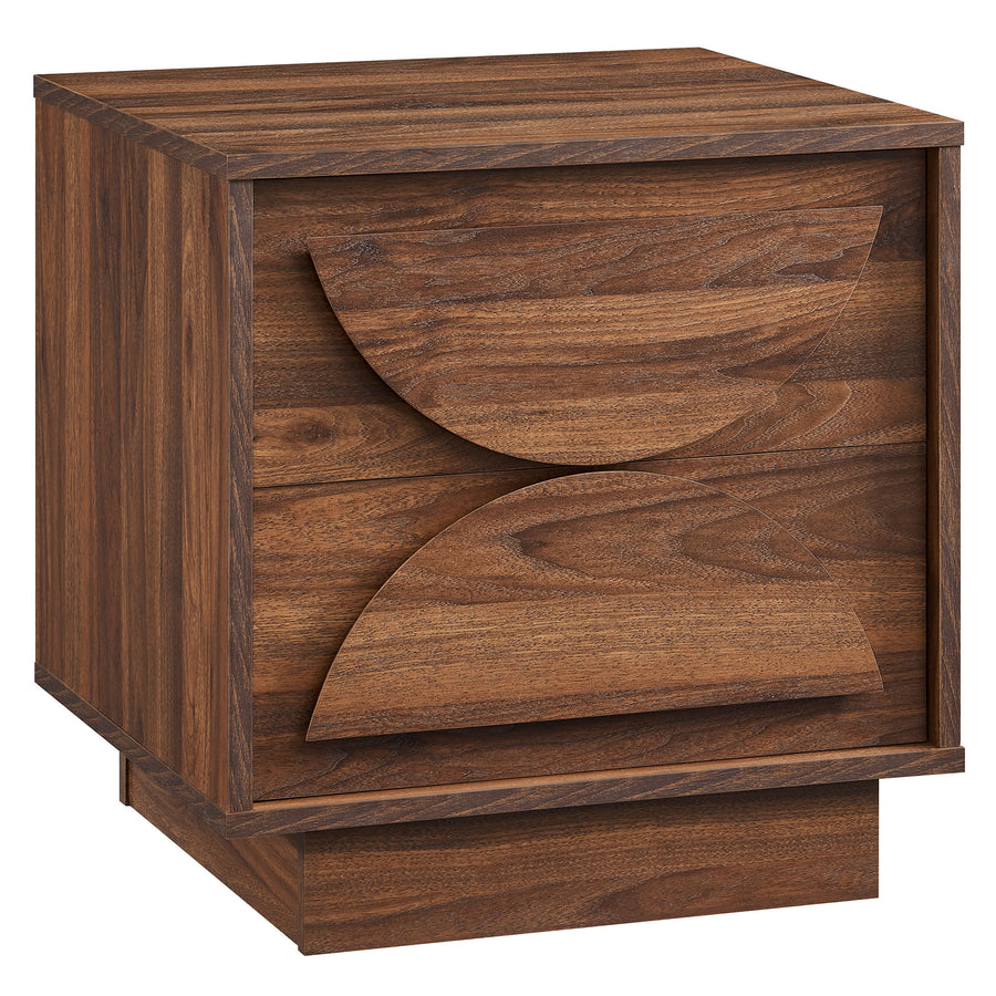 Sedge 2-Drawer Nightstand in Walnut