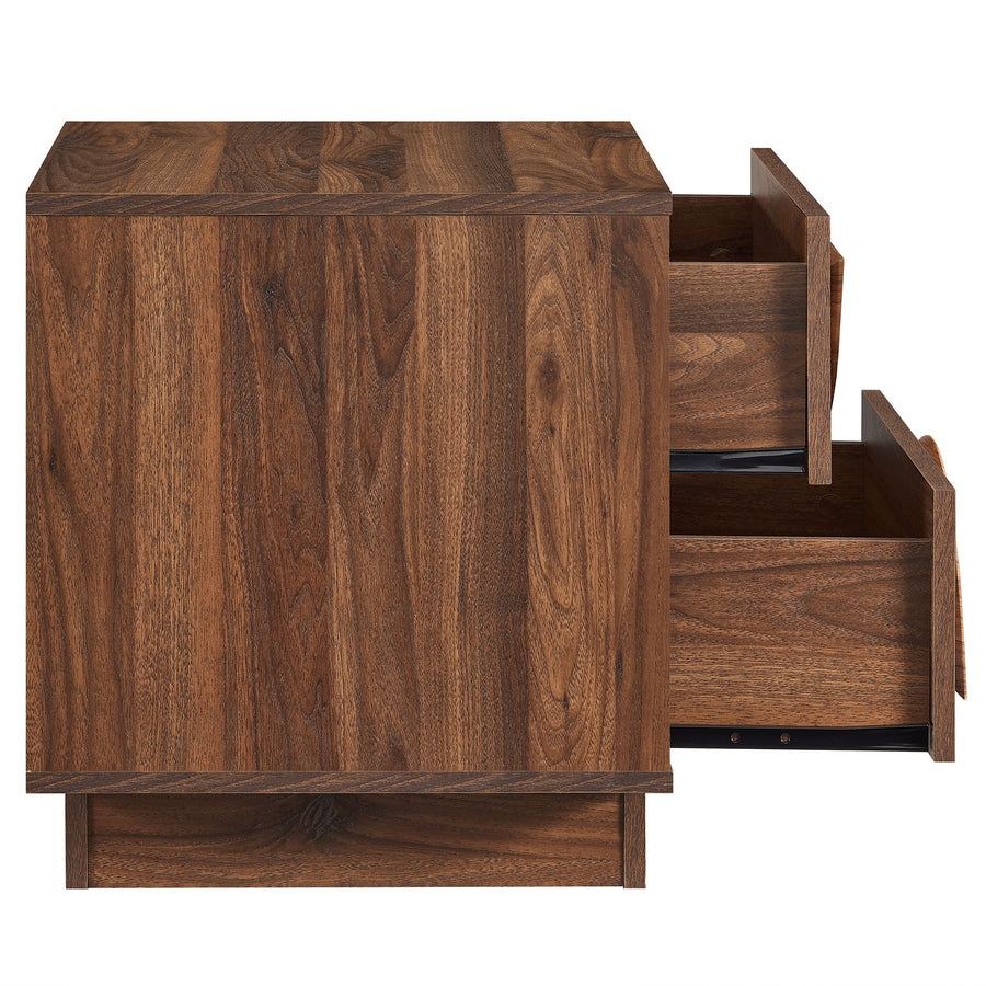 Sedge 2-Drawer Nightstand in Walnut