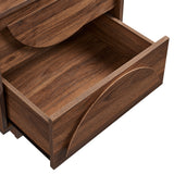Sedge 2-Drawer Nightstand in Walnut
