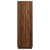 Sedge 3-Door Wardrobe Closet in Walnut