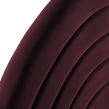 Rowan Arched Performance Velvet Twin Headboard in Mulberry