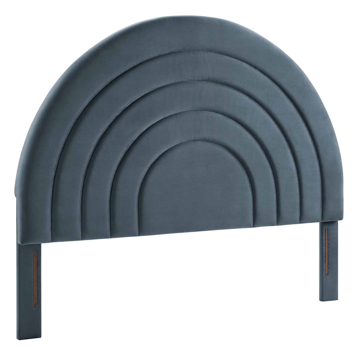 Solana Arched Performance Velvet King Headboard by Furniture For America