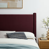 Sawyer Performance Velvet Full Headboard in Mulberry