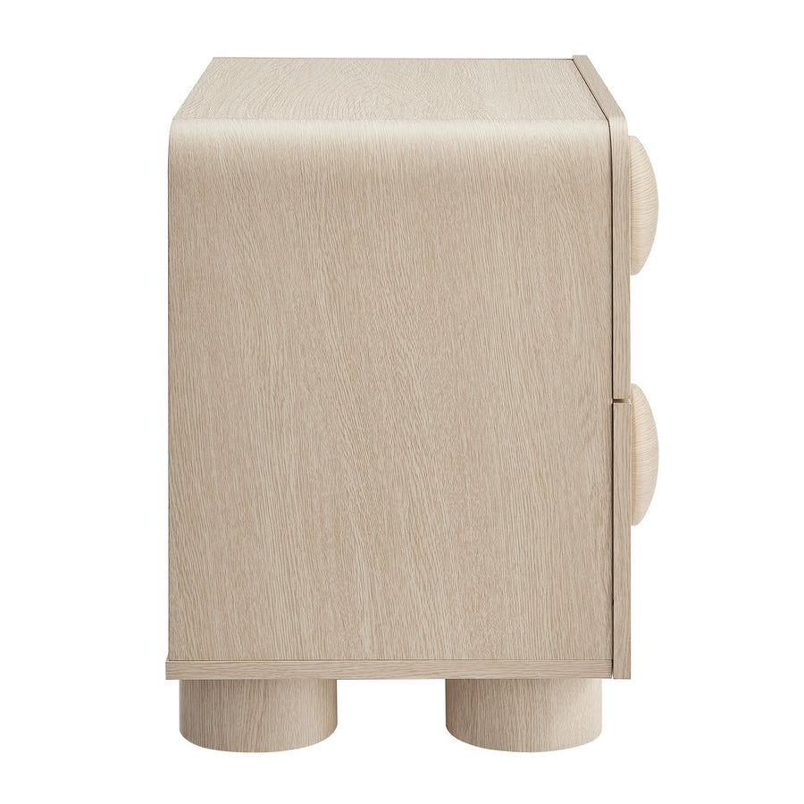 Pinot 2-Drawer Nightstand in Ash