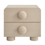 Pinot 2-Drawer Nightstand in Ash