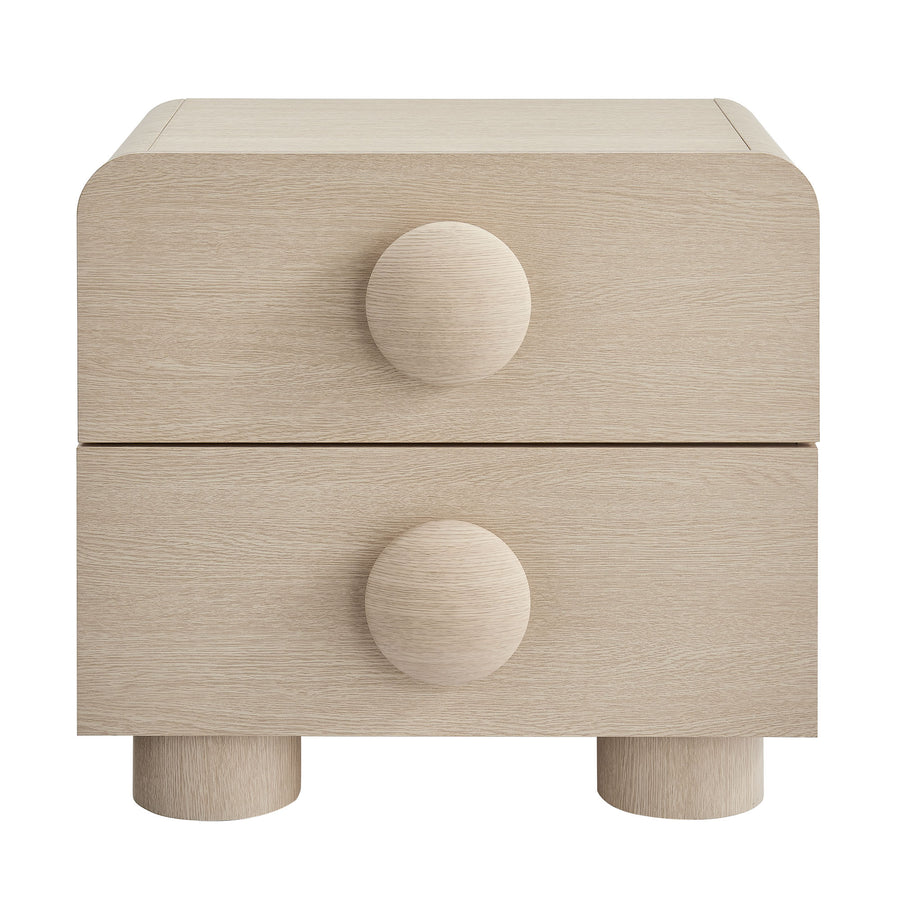 Pinot 2-Drawer Nightstand in Ash