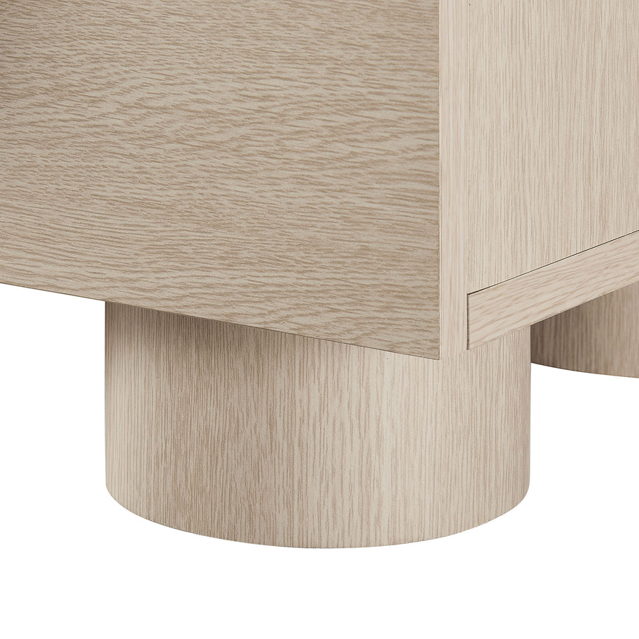 Pinot 2-Drawer Nightstand in Ash