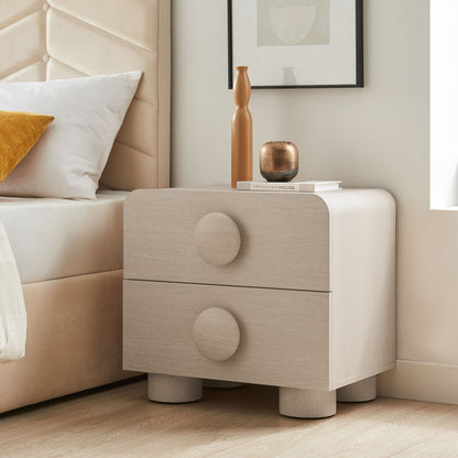 Sonnet 2-Drawer Nightstand by Furniture For America