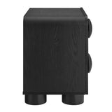 Pinot 2-Drawer Nightstand in Black