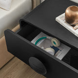 Pinot 2-Drawer Nightstand in Black