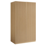 Vera 2-Door Wardrobe Closet in Oak