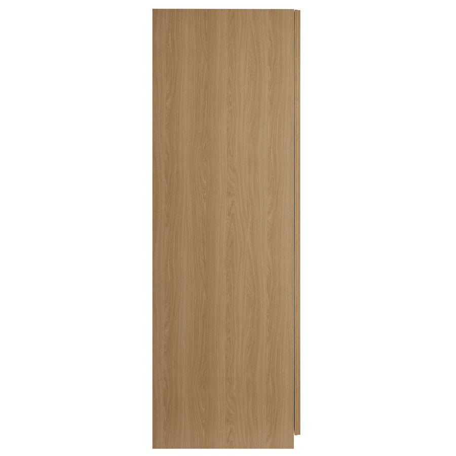 Vera 2-Door Wardrobe Closet in Oak
