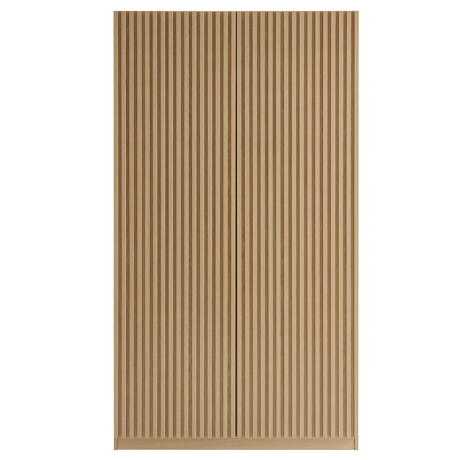 Vera 2-Door Wardrobe Closet in Oak