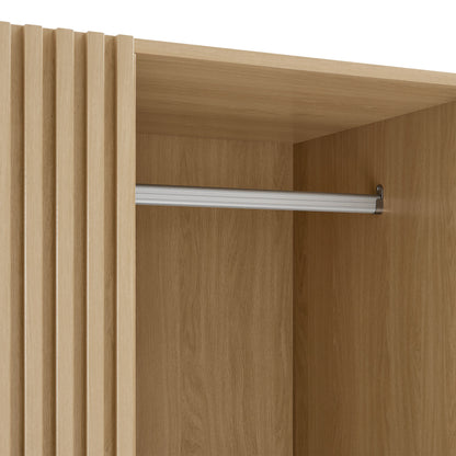 Render 2-Door Wardrobe Closet by Furniture For America
