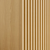 Vera 2-Door Wardrobe Closet in Oak