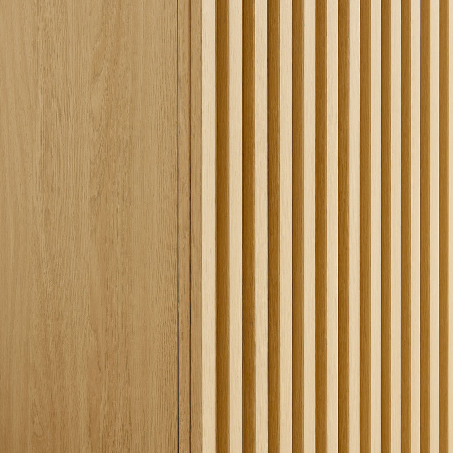 Vera 2-Door Wardrobe Closet in Oak