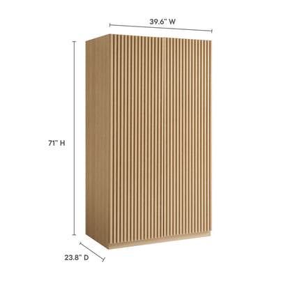 Render 2-Door Wardrobe Closet by Furniture For America