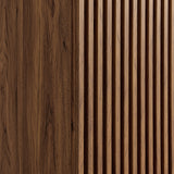 Vera 2-Door Wardrobe Closet in Walnut