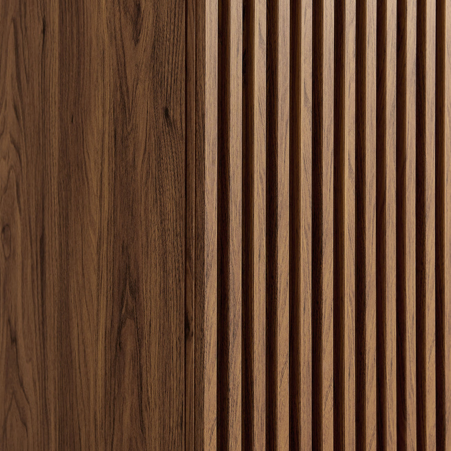 Vera 2-Door Wardrobe Closet in Walnut