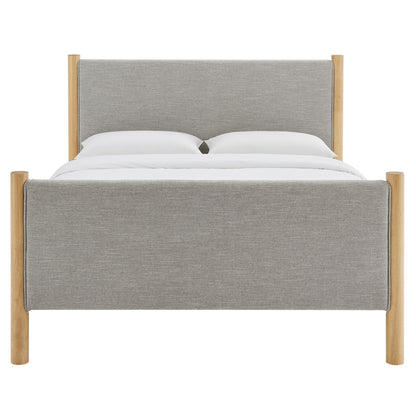 Maven Full Size Fabric Upholstered Platform Bed by Furniture For America
