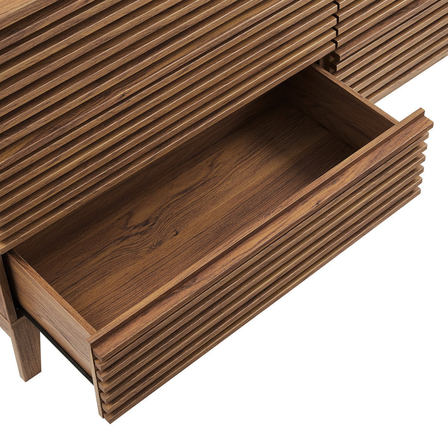 Vera 63" 6-Drawer Dresser in Walnut
