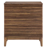 Vera Large 3-Drawer Nightstand in Walnut