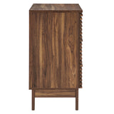 Vera Large 3-Drawer Nightstand in Walnut