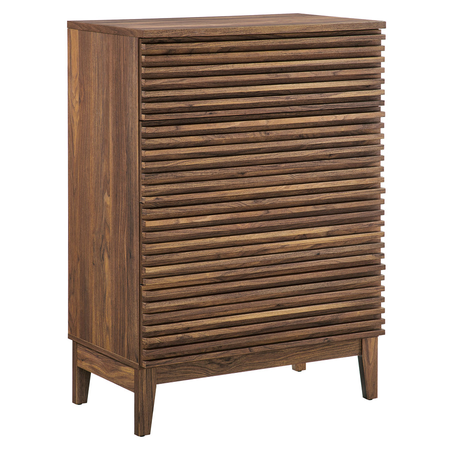 Vera 4-Drawer Chest in Walnut