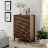 Vera 4-Drawer Chest in Walnut