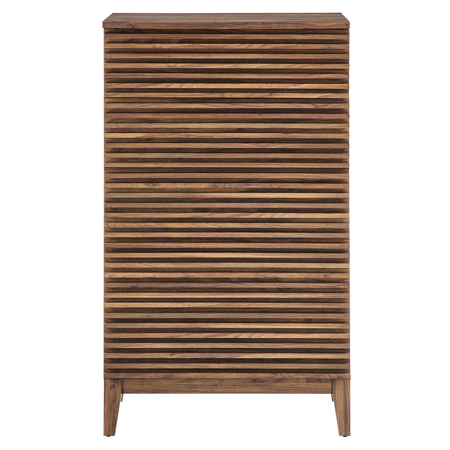 Vera 5-Drawer Chest in Walnut