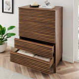Vera 5-Drawer Chest in Walnut