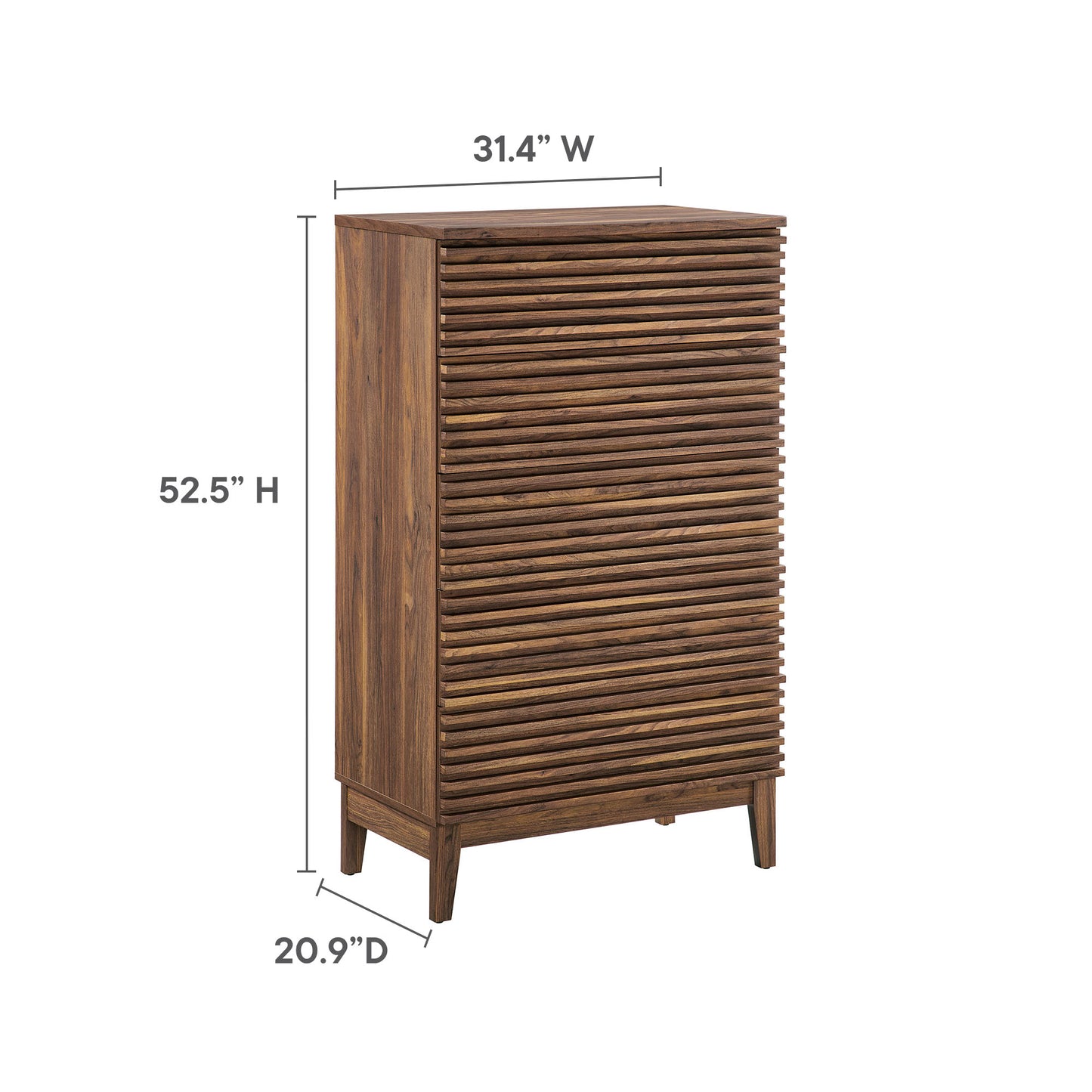 Render 5-Drawer Chest by Furniture For America