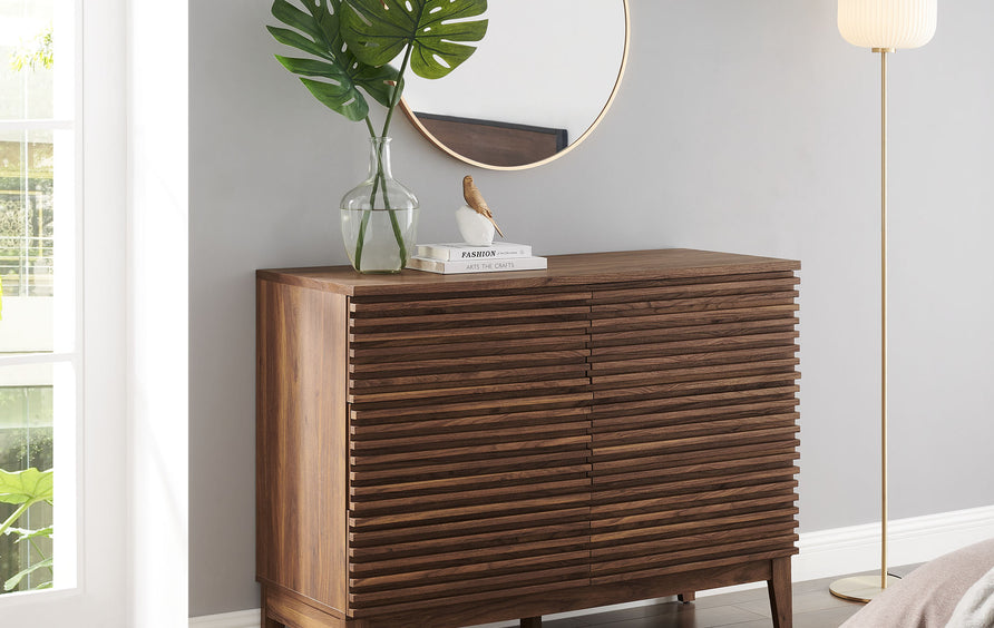 Vera 47" 6-Drawer Dresser in Walnut