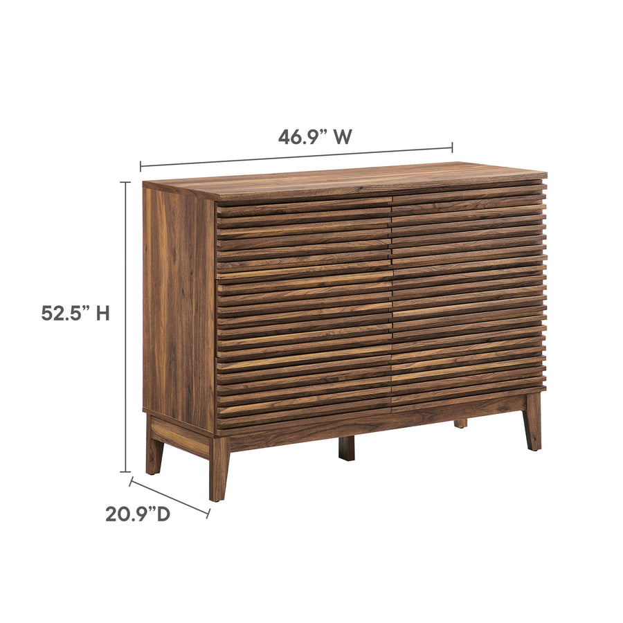 Vera 47" 6-Drawer Dresser in Walnut