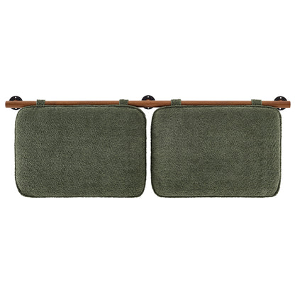 Anela Wall-Mounted Chenille Upholstered Queen Headboard by Furniture For America