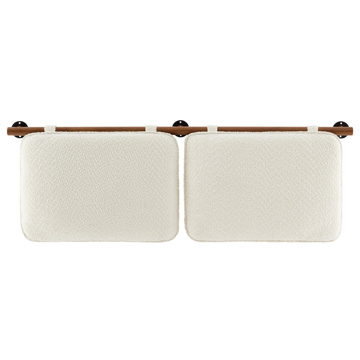 Anela Wall-Mounted Chenille Upholstered King Size Headboard by Furniture For America