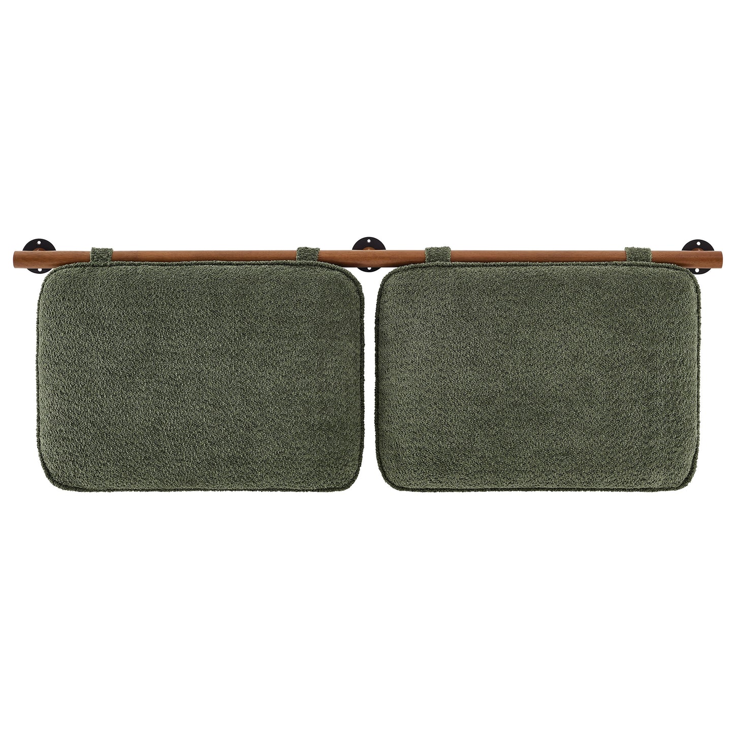 Anela Wall-Mounted Chenille Upholstered King Size Headboard by Furniture For America