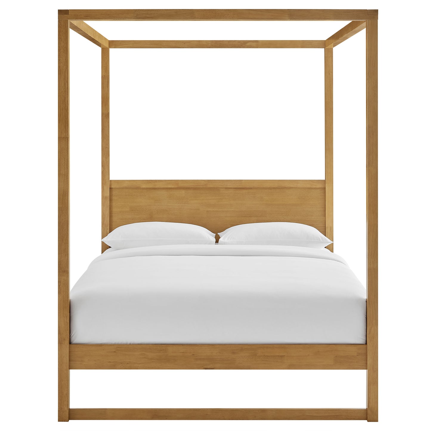 Alva Queen Wood Canopy Platform Bed by Furniture For America