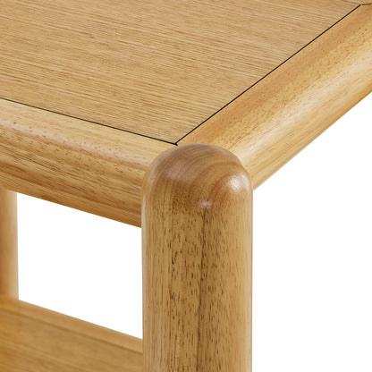Arcus Rectangular 2-Tier Side Table by Furniture For America