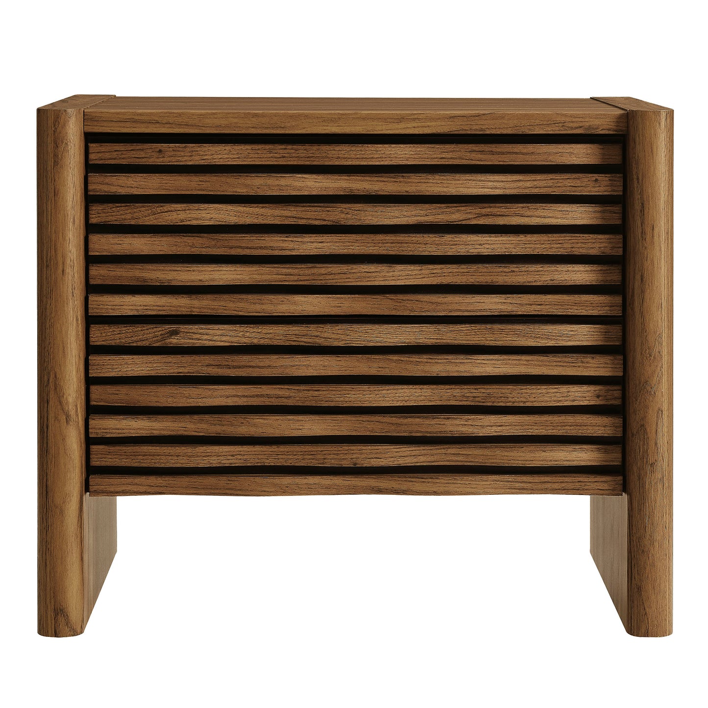 Emric Wave Nightstand by Furniture For America