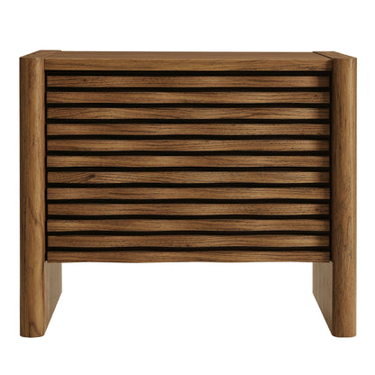 Emric Wave Nightstand by Furniture For America