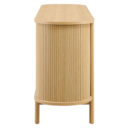 Cadence 6-Drawer Curved Dresser by Furniture for America