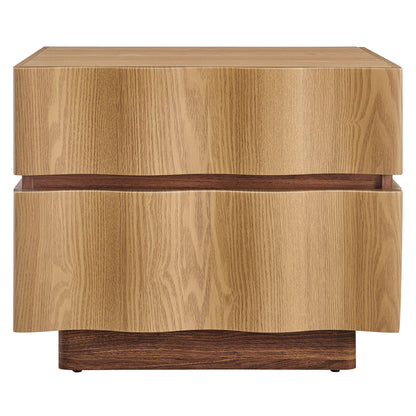 Isola 2 Drawer Nightstand by Furniture for America