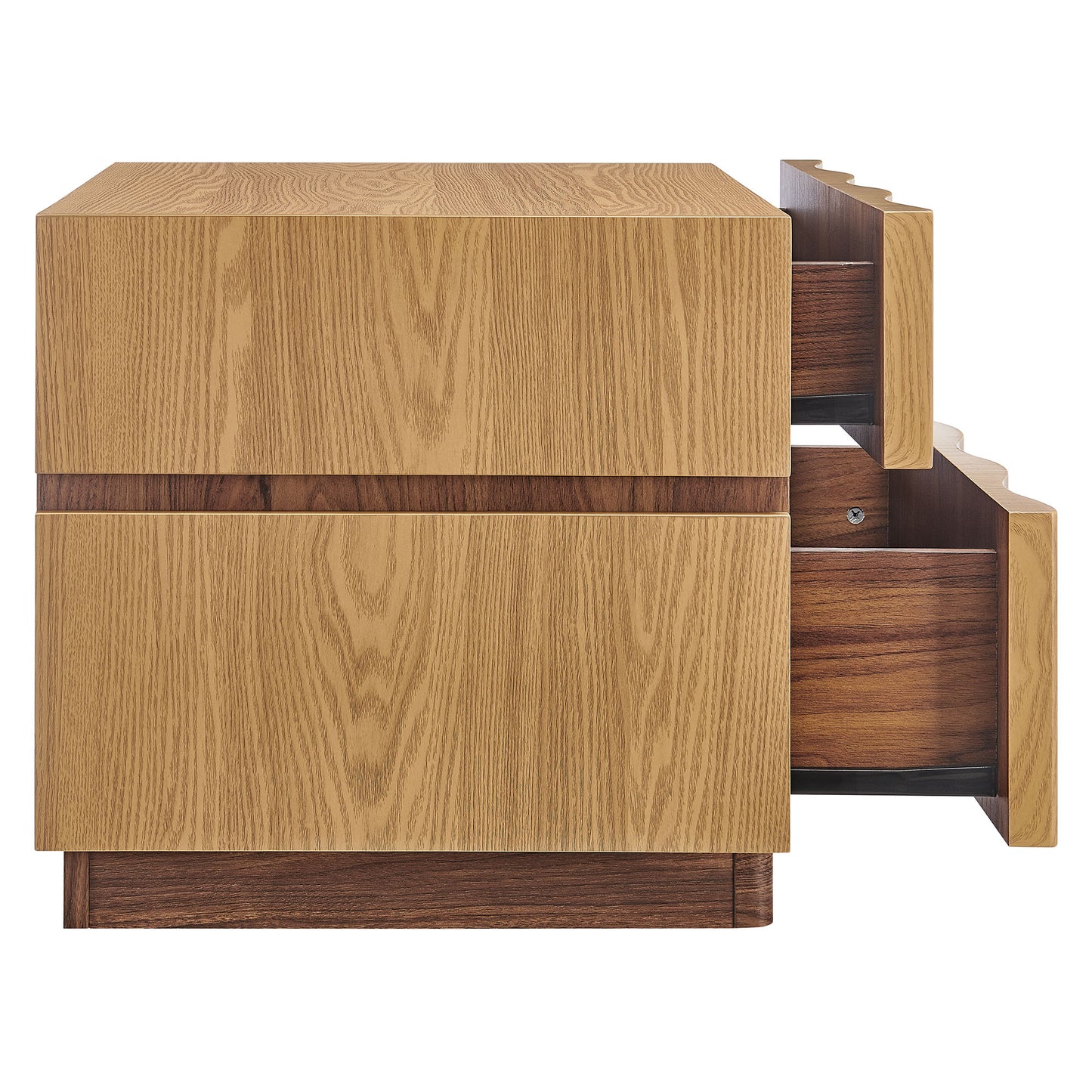 Isola 2 Drawer Nightstand by Furniture for America