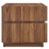 Oxeye 2 Drawer Nightstand in Walnut