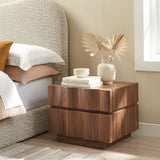 Oxeye 2 Drawer Nightstand in Walnut