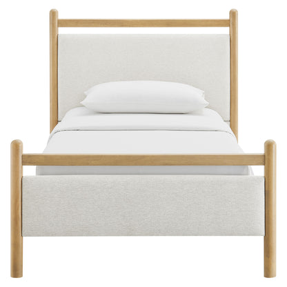 Ginny Twin Size Platform Bed Frame by Furniture for America