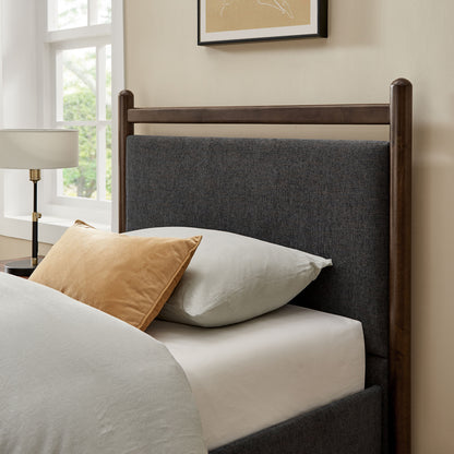 Ginny Twin Size Platform Bed Frame by Furniture for America